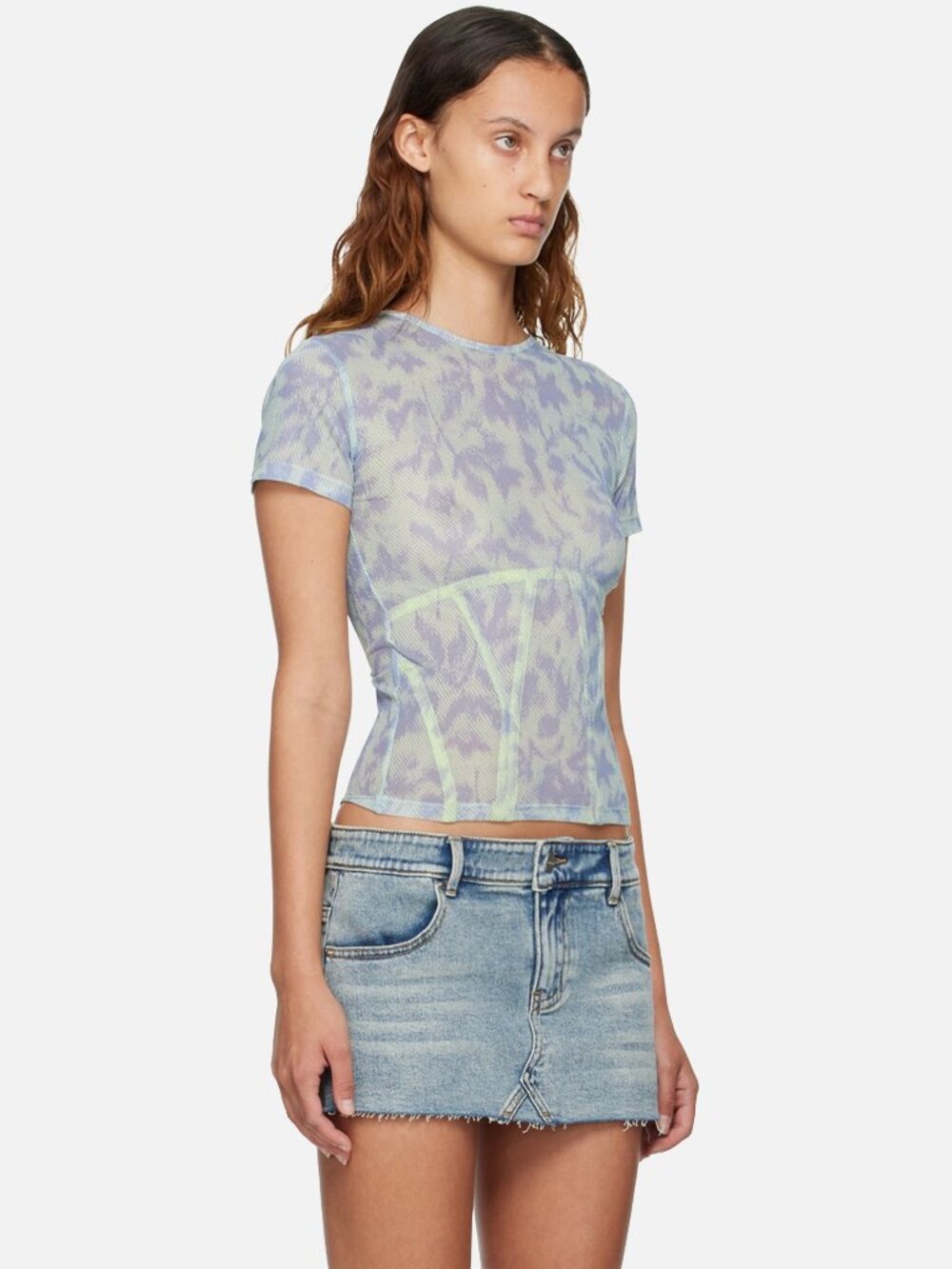 Miaou Romy T-Shirt in Saint Mist - Size XL